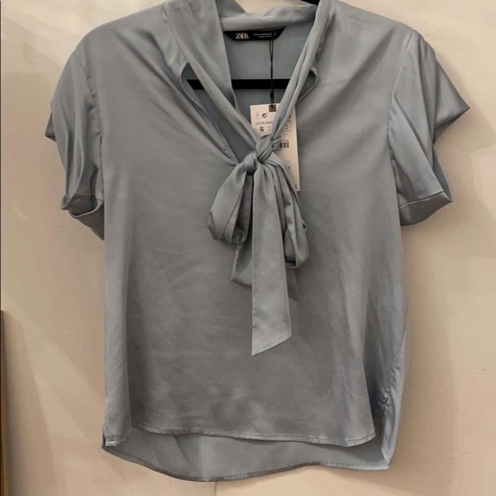 Zara silk top